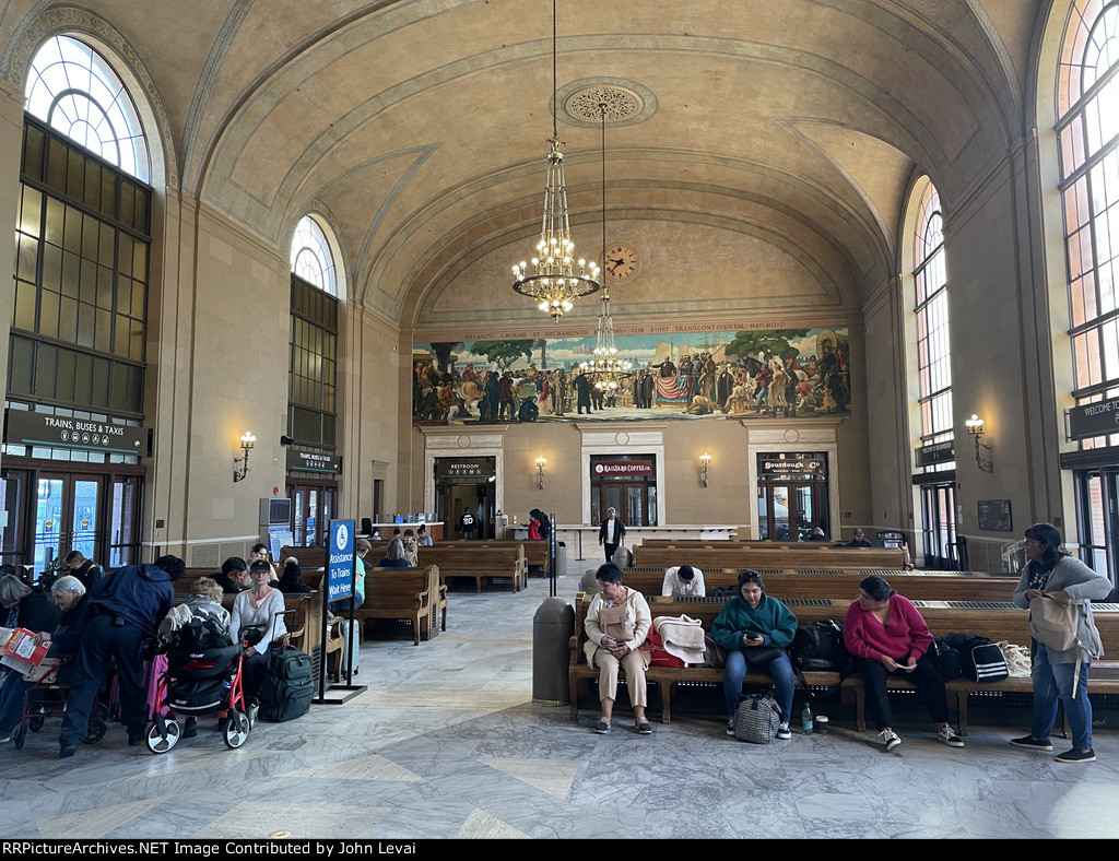 Some interior views of the Sacramento Valley Station